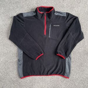 Columbia Crosslite II Half Zip Fleece Jacket Mens Omni-Heat Shield Size Large